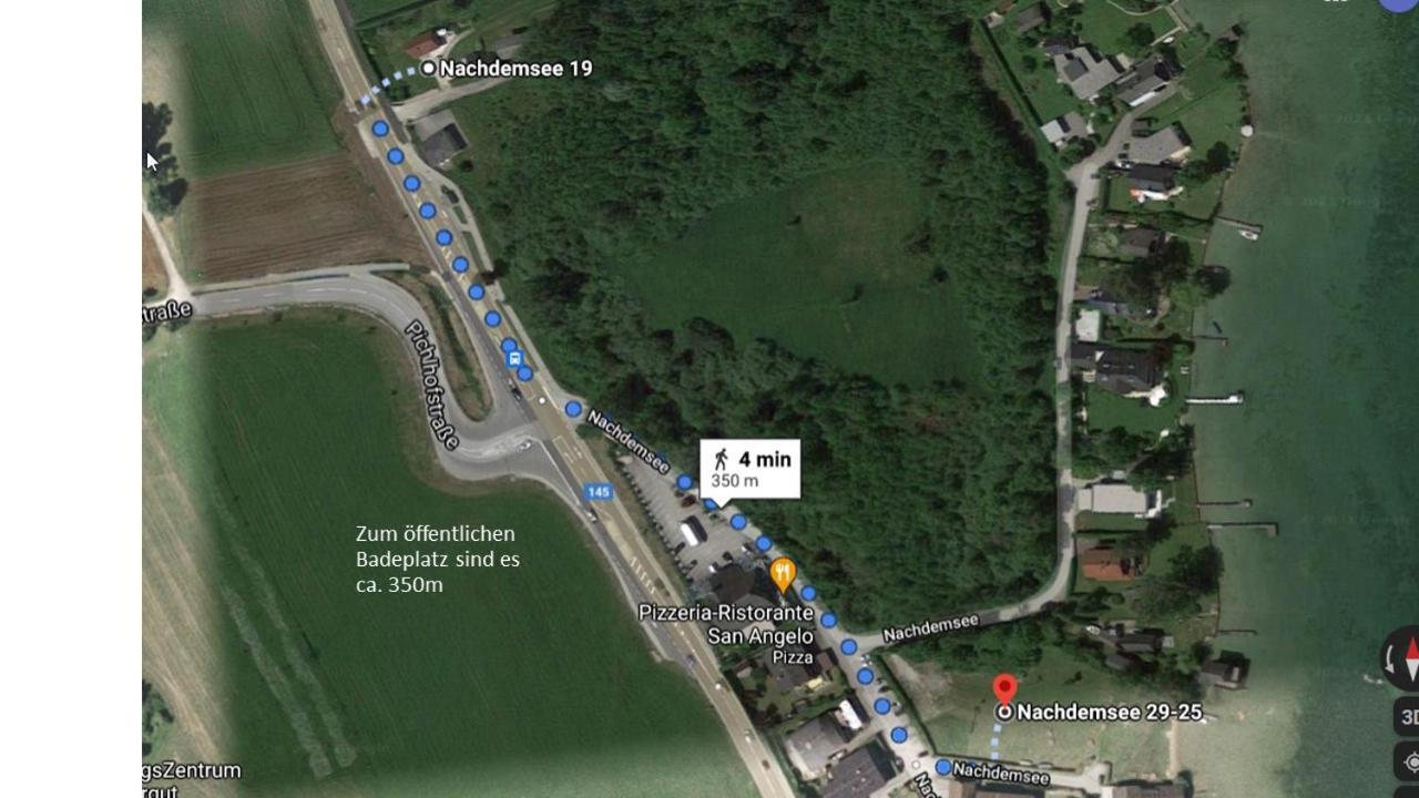 Ferienhaeuschen Am Traunsee Mit Tretboot Zur Freien Nutzung Am Badeplatz Altmünster Exteriör bild